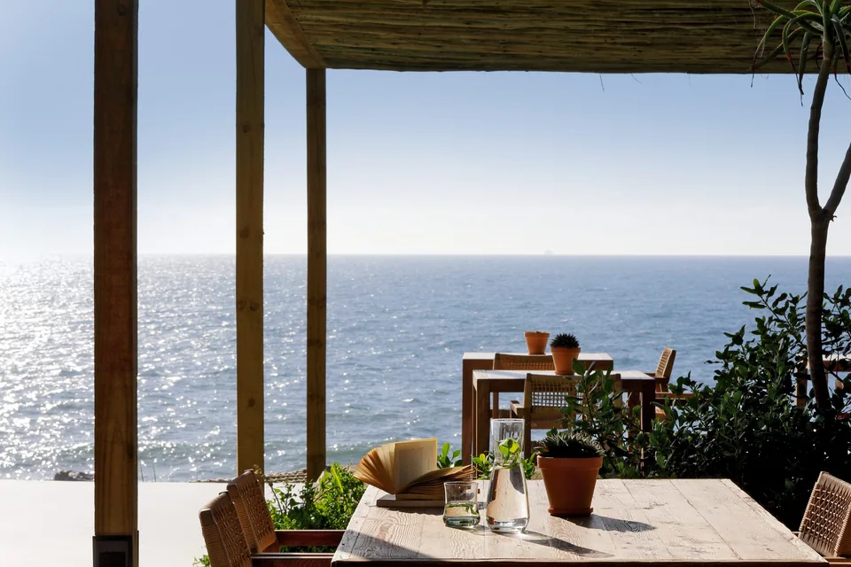 Ocean-view terrace at Sala Beach House, Ballito